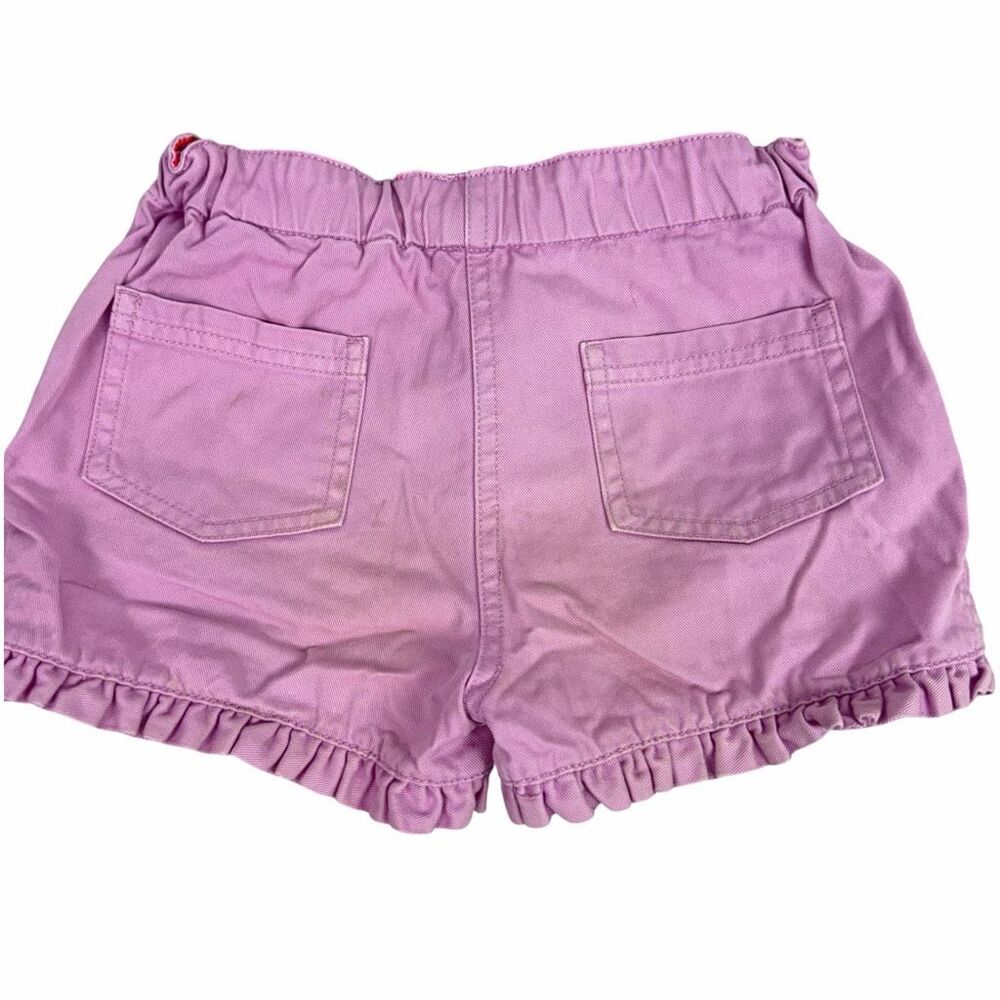 Mini Boden size 6 Ruffle Hem Shorts Purple PLAY - Picture 2 of 6